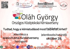 Elérhető az Oláh György kémiaverseny felhívása
