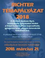 Richter Témapályázat – 2018